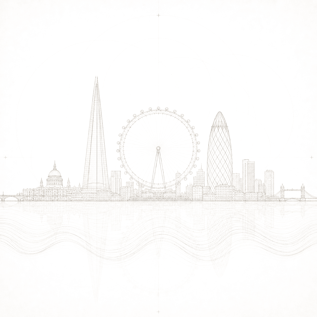 Londra mimari skyline